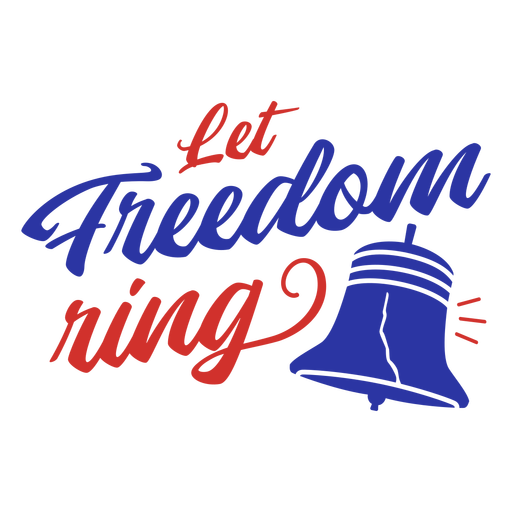 2D Destination Stickers - Let Freedom Ring