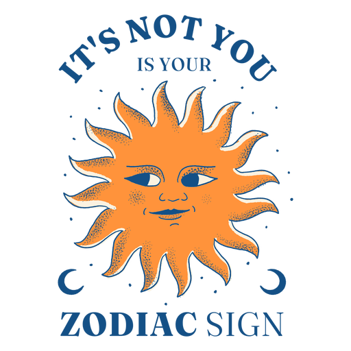 Traço de cor de citação de signo do zodíaco Desenho PNG