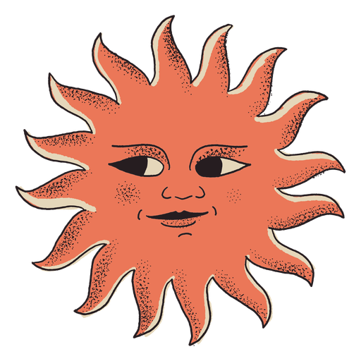 Curso de cor do sol dos signos do zod?aco Desenho PNG