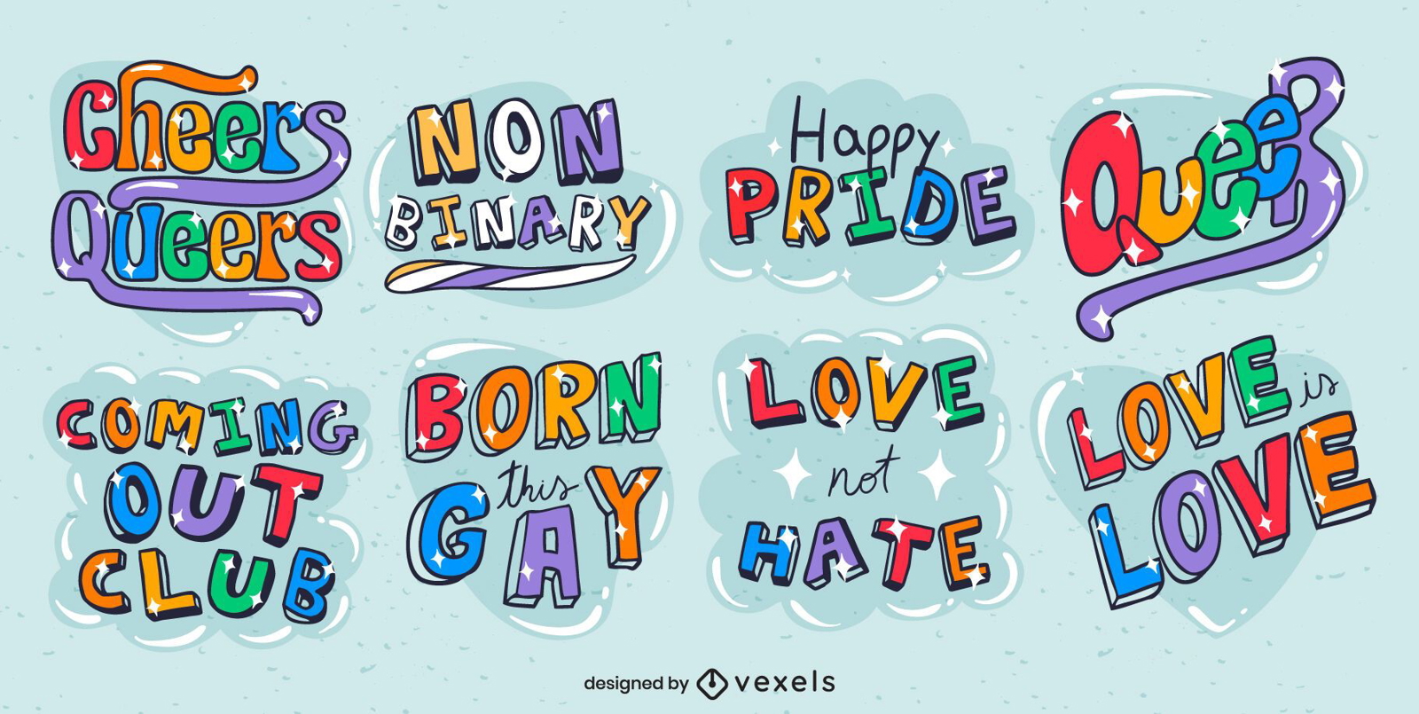 gay pride logo generator