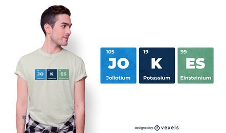 Funny element periodic table t-shirt design