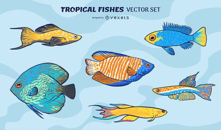 Fische Meerestiere Schwimmset