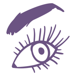 Contorno de caderno de anatomia facial - 13 Desenho PNG