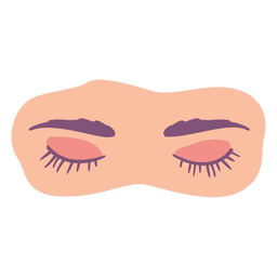 Contorno de Notebook de anatomia facial - 32 Desenho PNG