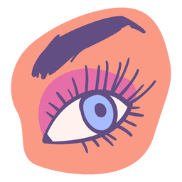 Contorno de caderno de anatomia facial - 33 Desenho PNG