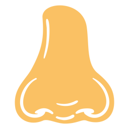 Nose cut out PNG Design