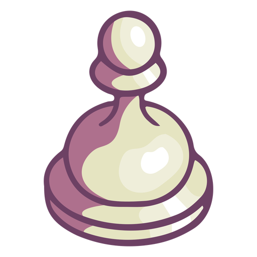 Pawn Chess Rounded Piece Color Illustration PNG & SVG Design For T-Shirts