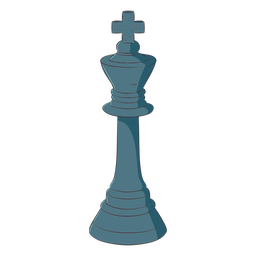King chess piece line art illustration Transparent PNG