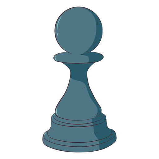 Pawn Chess Piece Line Art Illustration PNG & SVG Design For TShirts