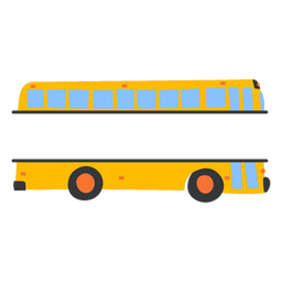 School-SchoolBus-HandCutSimpleShapes-Papercut-CR - 0 Desenho PNG