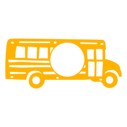 Escuela-EscuelaBus-HandCutSimpleShapes-Vinyl-CR - 0 Diseño PNG