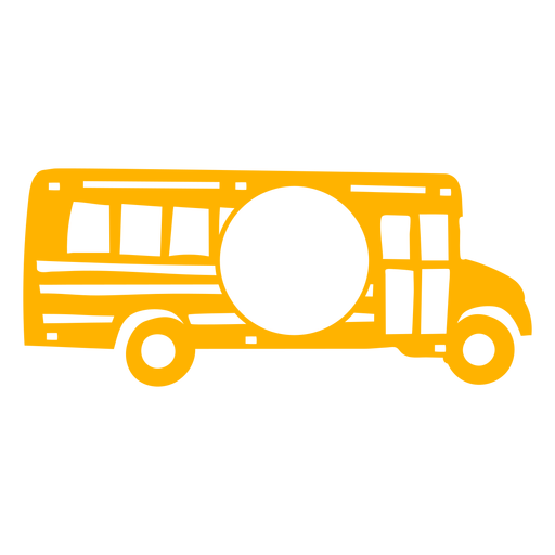 School-SchoolBus-HandCutSimpleShapes-Vinyl-CR - 0 Desenho PNG