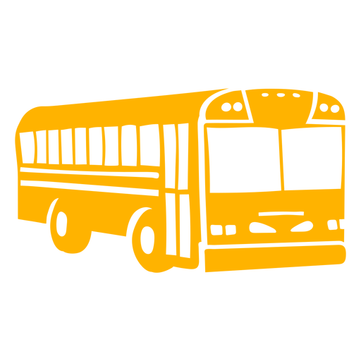Short cut out school bus