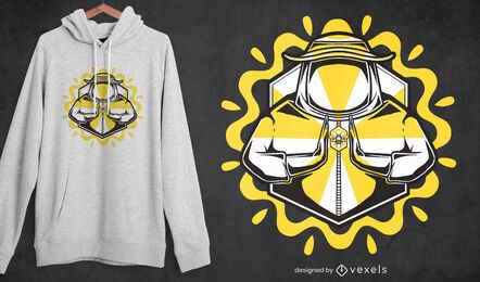 Honey farmer t-shirt design