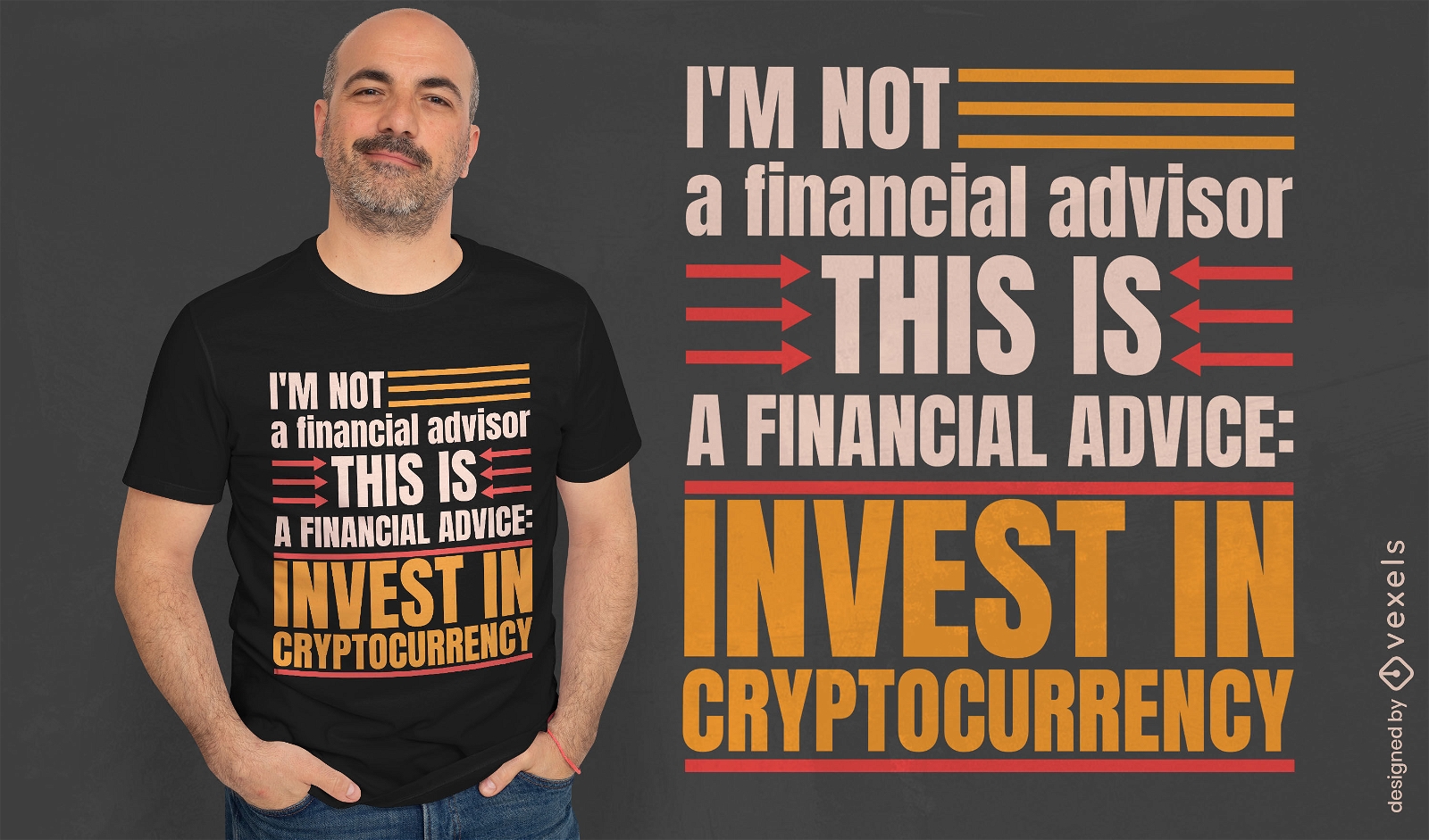 Ich bin kein Finanzberater-T-Shirt-Design