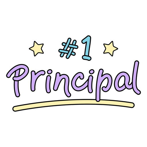 Distintivo de trabalho principal n?mero um Desenho PNG