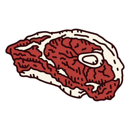 Meat steak illustration PNG Design