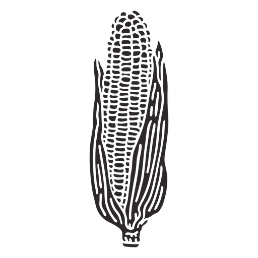 Corn on the cob cut-out PNG Design