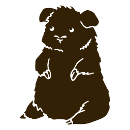 Porquinho da índia - 6 Desenho PNG