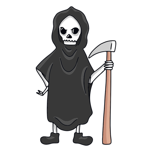 Grim Reaper standing character