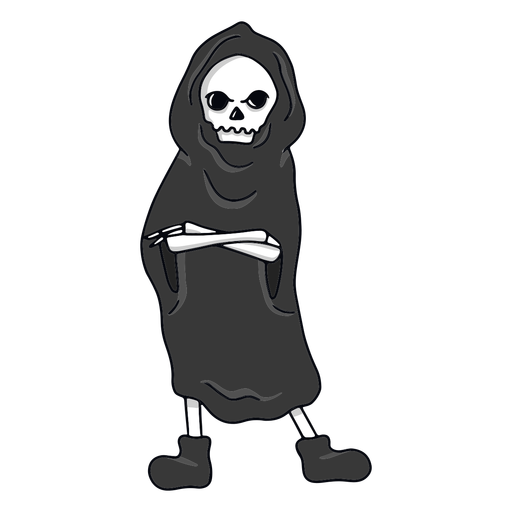 Grim Reaper arms crossed character