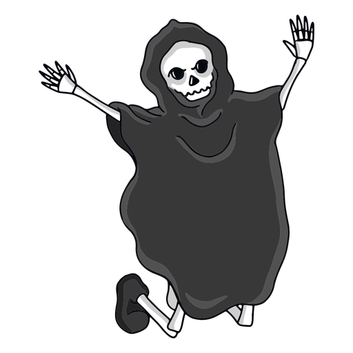 Grim Reaper jumping character