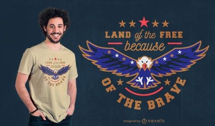 Independence day holiday eagle t-shirt design