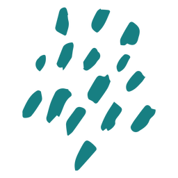 Pintar puntos planos Diseño PNG