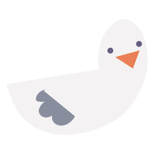 Pigeon flat  PNG Design