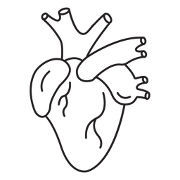 Human Heart Stroke PNG & SVG Design For T-Shirts