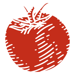 Tomato ingredient cut-out PNG Design
