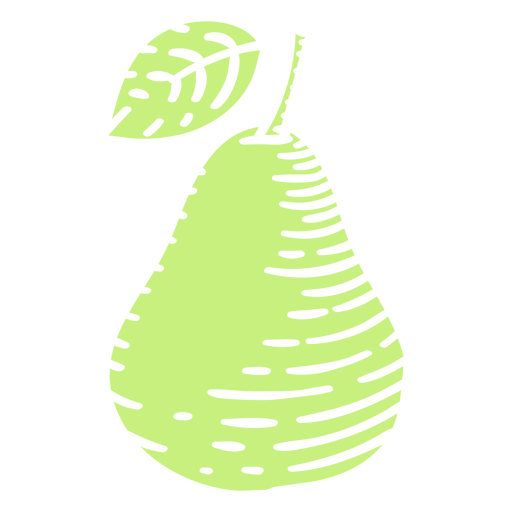 Pear ingredient cut-out