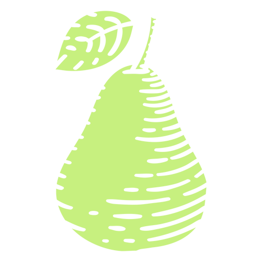 Pear ingredient cut-out PNG Design