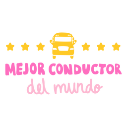 SchulbusFahrer-HandschriftlichDoodle - 1 PNG-Design