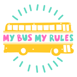 SchulbusFahrer-HandschriftlichDoodle - 7 PNG-Design