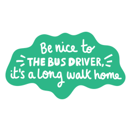 School-BusDriver-HandLetteredDoodle - 11 Desenho PNG