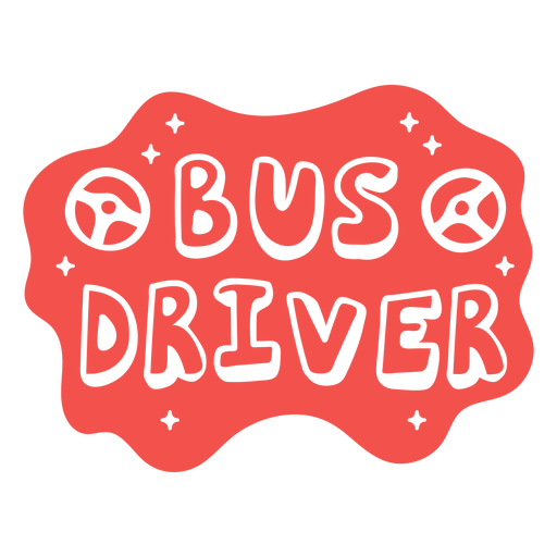 Bus driver cut out badge