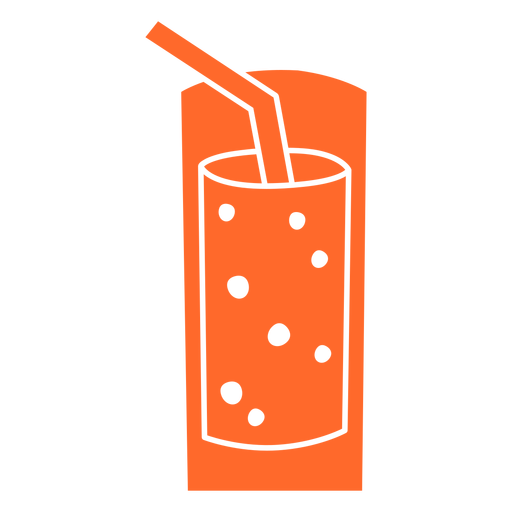 Long drink glass cut out PNG Design