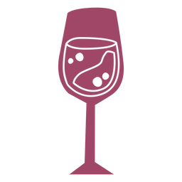 Wine glass color cut out Transparent PNG