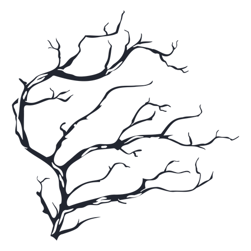 Branch cut out  PNG Design