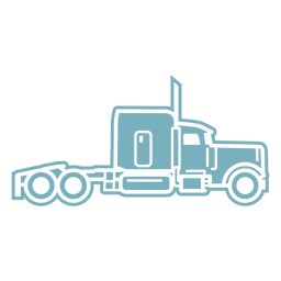 Tractor truck transport cut-out