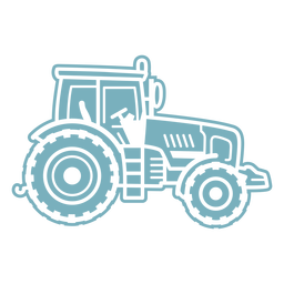 Tractor transport cut-out Transparent PNG