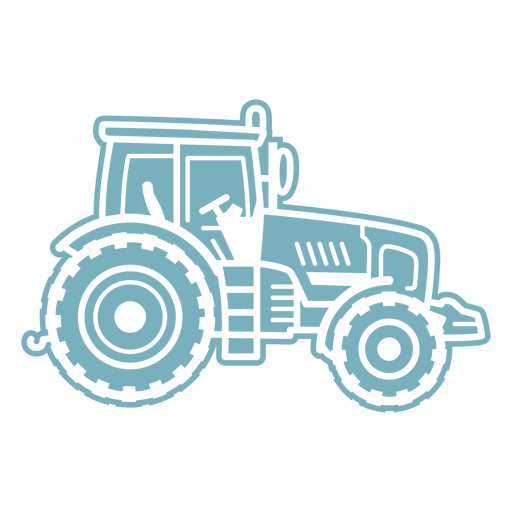 Design PNG E SVG De Ícone De Trator Agrícola Para Camisetas