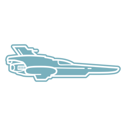 Spaceship flying cut-out Transparent PNG