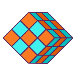 Rubik's cube color stroke