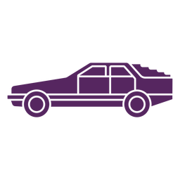 Cars profile view cut-out PNG Design