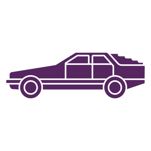 Cars profile view cut-out PNG Design