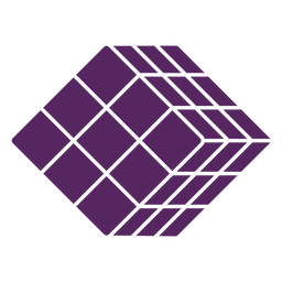 Rubik's cube puzzle cut-out