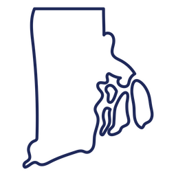 Rhode island state stroke map
