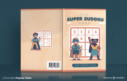 Super sudoku book cover design